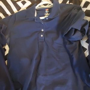 Hanes brand Navy Blue polo